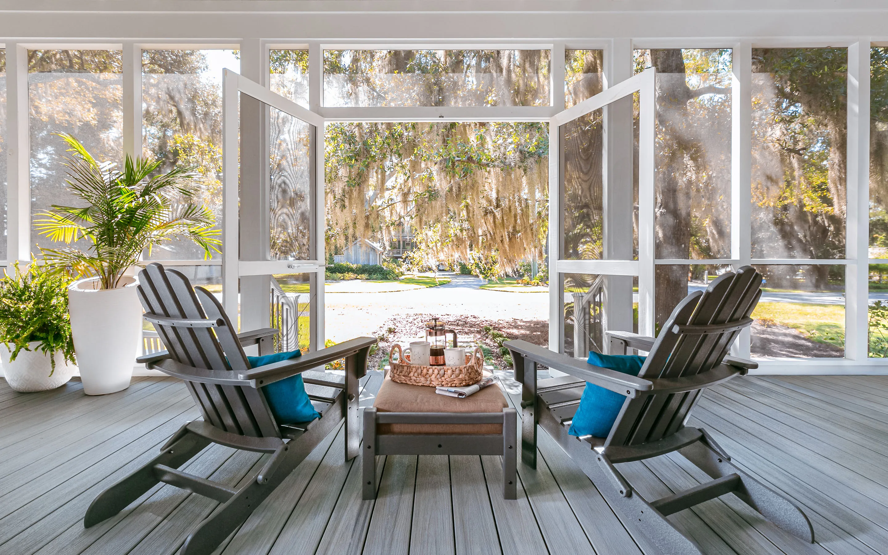 Screened Porch with Trex decking